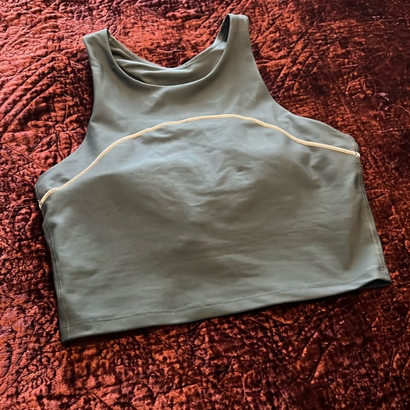 Teal exercise crop top - Picture 1 of 6
